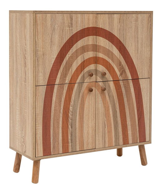 Předsíň Maluxe Iris (dub sonoma + kamenná)