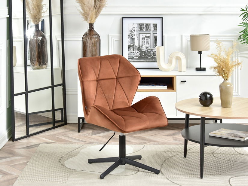 Křeslo Velma S (měděná + černá)