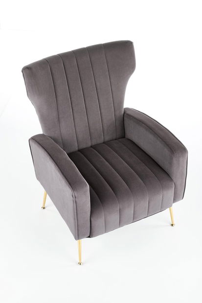 Křeslo ušák Varelo (šedá)