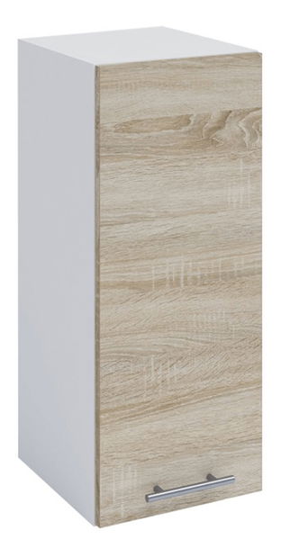 Horní kuchyňská skříňka W30/720 Flor (dub sonoma + bílá)