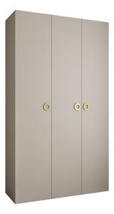 Šatní skříň 150 cm Carmela 50-1 (kašmír + zlatá)