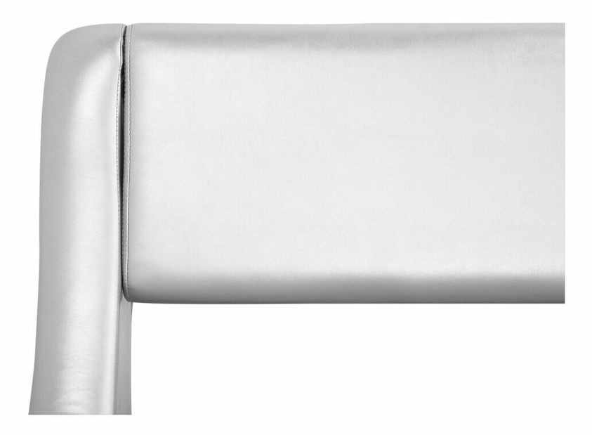 Manželská postel 180 cm AVENUE (s roštem a úl. prostorem) (stříbrná)