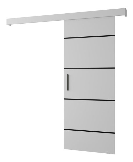 Posuvné dveře 80 cm Slavdro 4 (bílý mat)
