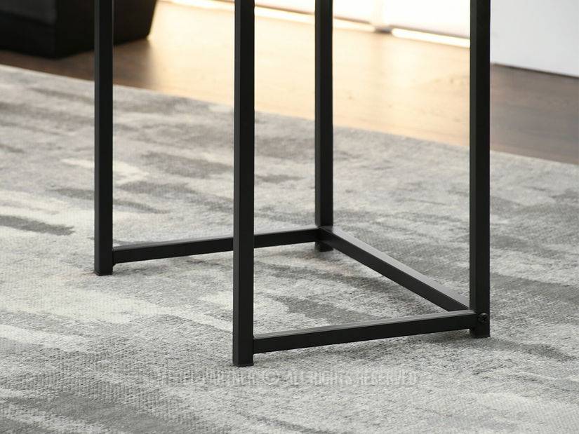 Konzolový stolek Norma S (beton + černá)