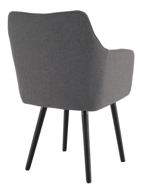 Jídelní židle Dabir (šedohnědá)