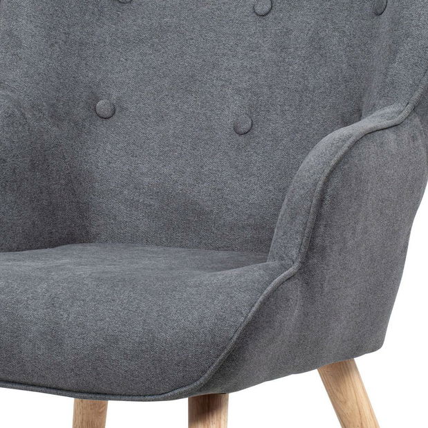 Křeslo s podnoží Avanzabamos (šedá)