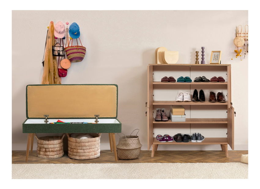 Předsíň Maluxe 200 (dub sonoma + zelená)