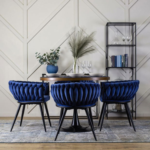 Jídelní židle Encuesta (námořnická modrá)