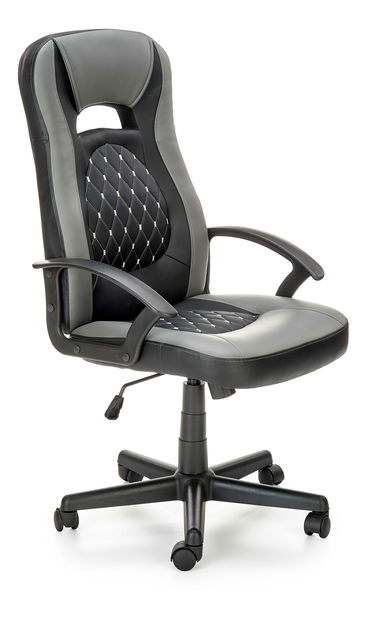 Kancelářská židle Carno (šedá + černá)