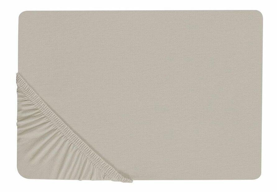 Plachta na postel 140 x 200 cm Januba (sivobéžová)