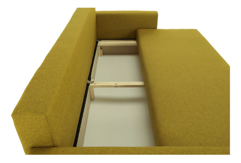 Rozkládací pohovka Dollar (hořčicová)