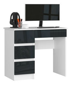 PC stolek Benicio II (grafit lesk) (L) *bazar