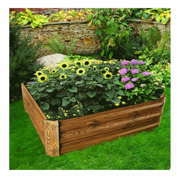 Vyvýšený záhon 5 Naipes (hnědá)