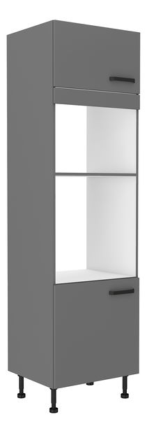 Potravinová kuchyňská skříňka na rúru Nesia 60 DPM 215 2F (Antracit)