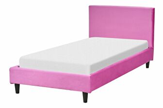 Jednolůžková postel 200 x 90 cm Ferdinand (fuchsiová) (s roštem)