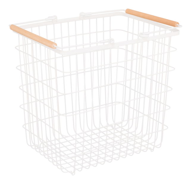 Regál s košíky Dagmar (bílá)