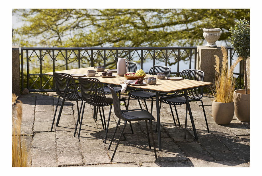 Zahradní židle Badelia (černá)