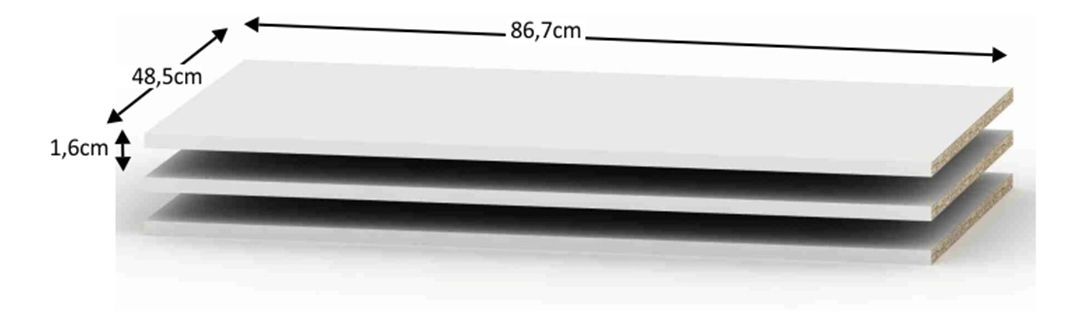 Police do skříně Betty 4 BE04-007-00 (3 ks)