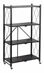 Kuchyňský regál na kolečkách Ricos 2 (černá)