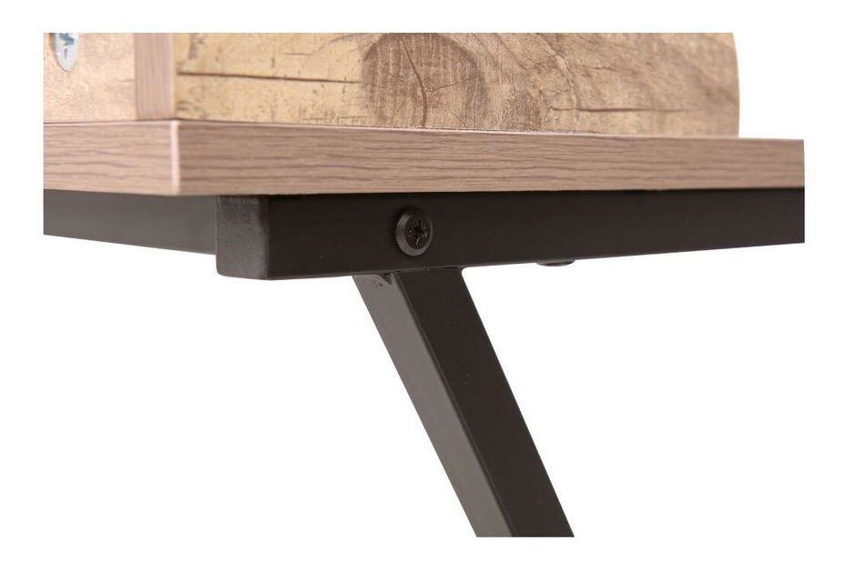 Psací stolek Oscilan (dub + černá)