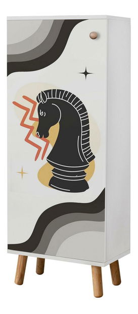 Předsíňová sestava Beside 2 (bílá + antracit)