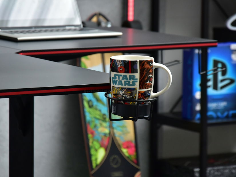 PC stolek Matts C (černá)