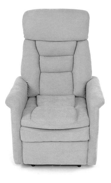 Polohovací křeslo Traste (stříbrná)