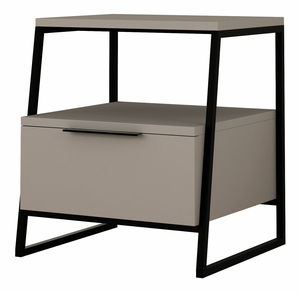 Noční stolek Patron (světlá moka)