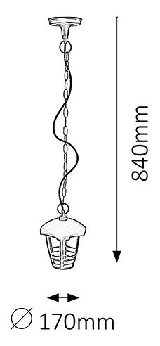 Venkovní svítidlo Marseille 8620 (černá)