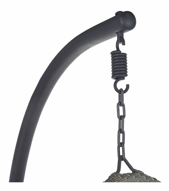 Závěsné křeslo Samual (tmavě šedá)