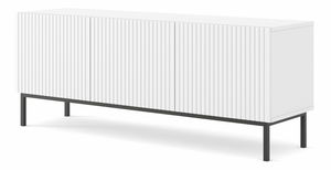 TV skříňka/stolek 3D 150 Rowanna (bílá + černá)