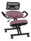 Ergonomická kancelářská židle Rusu (růžová + černá)