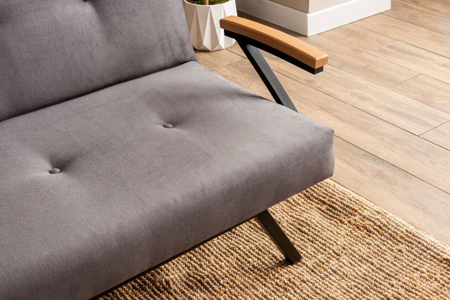 Rozkládací pohovka Zoria (tmavě šedá)