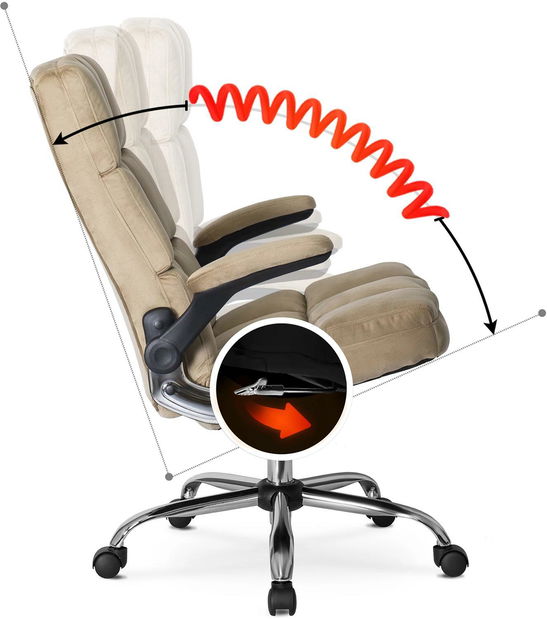 Kancelářské křeslo Limpieza (béžová)