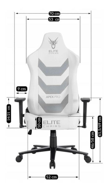 Herní křeslo Agrario (bílá)