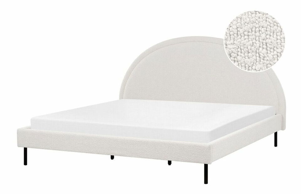 Manželská postel 180 cm Margit (bílá)