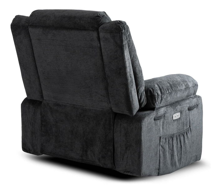 Masážní křeslo Jornaleros (černá látka)