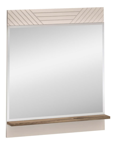 Zrcadlo 70 cm Explicaba (kašmír + dub castello)