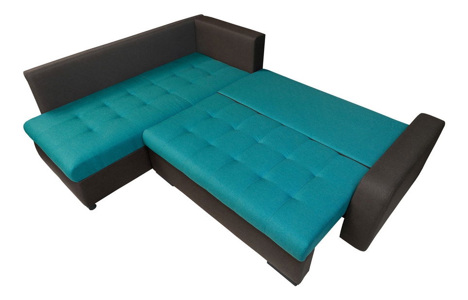 Rohová sedací souprava BRW Olimp Lux 3DL.RECBKMU LED šedá (L) (s osvětlením)