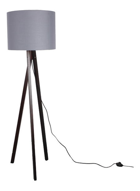 Stojací lampa Lilly (šedá + černá)