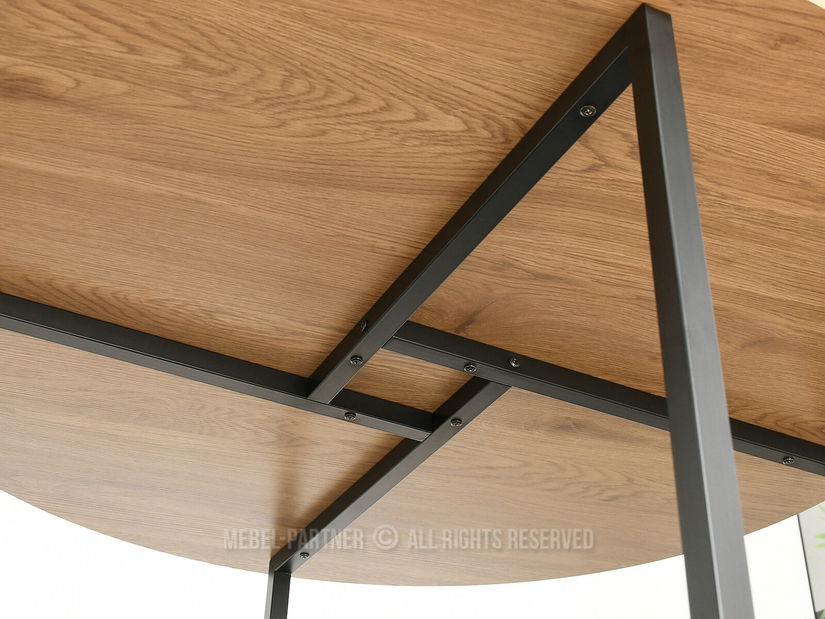 Jídelní stůl Bird (dub + černá)