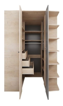 Rohová skříň Liara (P) *výprodej