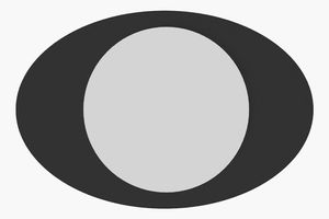 Zrcadlo Oblisimo (černá)