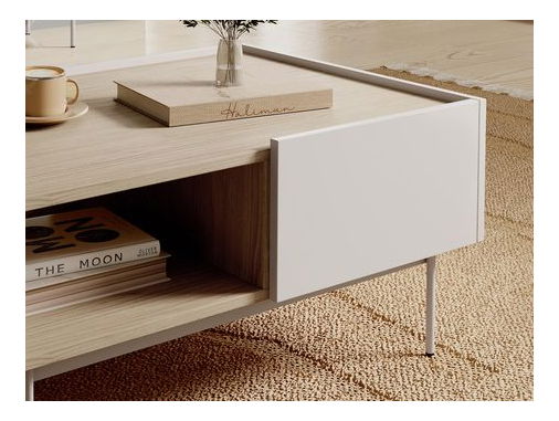 Konferenční stolek Corado CL97 (kašmír + dub linie)