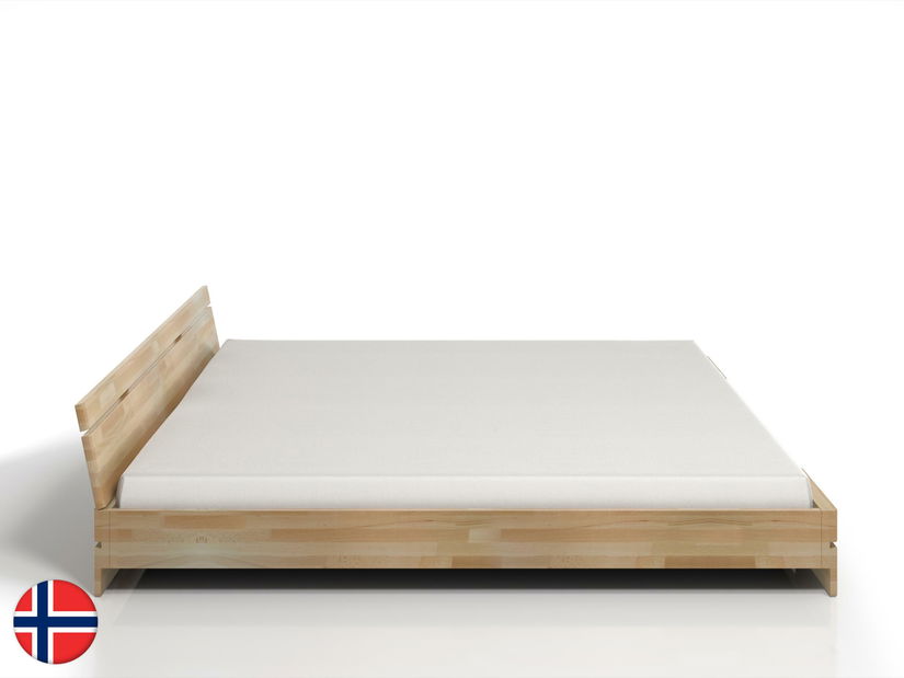 Jednolůžková postel 120 cm Naturlig Bavergen Long (buk) (s roštem)