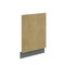 Dvířka na vestavnou myčku nádobí Carminia ZM 570x446 (dub cremona + antracit)