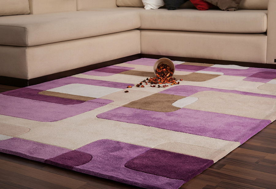 Ručně vyrobený koberec Cosmopolitan Handcarving 832 Lavender