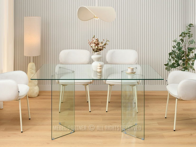 Jídelní stůl Fernandez (čiré sklo)