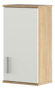Závěsná koupelnová skříňka Leah 04 (dub sonoma + bílá matná)
