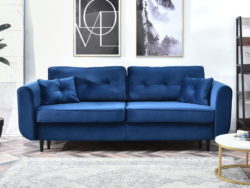 Pohovka dvousedačka Bacteria (černá)